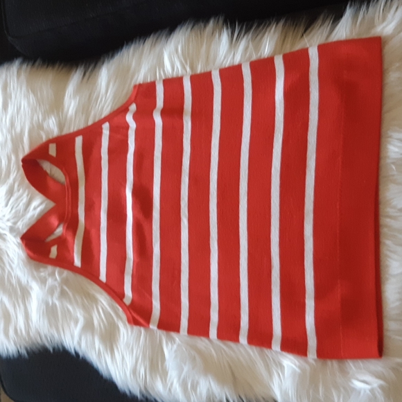 NEW Banana Republic Sweater Sleeveless Top with Crisscross Back in Size Small - Picture 7 of 11